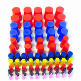 80 Pc 1/16" to 3/4" High Temp Silicone Rubber Tapered Plug Kit - Powder Coating