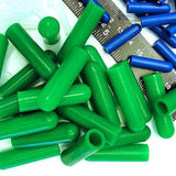 Mega 350pc High Temp Silicone Rubber Plug Cap Kit Powder Coating Paint Masking