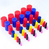 80pc High Temp Silicone Rubber Cap Plug Combo Kit Powder Coating Paint Masking