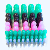 80pc High Temp Silicone Rubber Protective End Cap Kit Powder Coating Paint Set