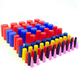 High Temp Masking Supply 160 Piece Silicone Rubber Plug and Cap Set - 1/16" to 3/4" Range