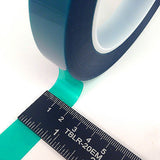 3/4" X 72 Yards HIGH TEMP Green Polyester Masking Heat Tape Powder Coating Paint