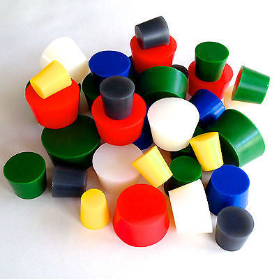 XXLarge 3/4"-2" High Temp Silicone Rubber Stopper Plugs Kit Powder Coating Paint
