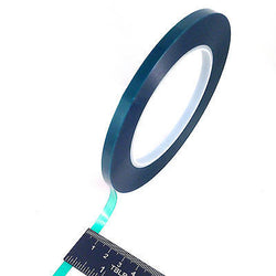 1/4" Wide x 72 Yards Green Polyester PET Tape – Made in USA – for Powder Coating, Ceramic Coating, Painting, Plating, Anodizing, Splicing, Sublimation, and More