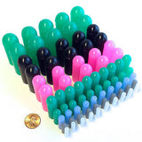 80pc High Temp Silicone Rubber Protective End Cap Kit Powder Coating Paint Set