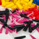 High Temp Masking Supply 235 Piece Silicone Rubber Plug Set - 1/32" to 1" Range