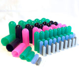 High Temp Masking Supply 160 Piece Silicone Rubber Plug and Cap Set - 1/16" to 3/4" Range