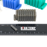 175pc High Temp Silicone Rubber End Cap Kit Powder Coating Paint Assortment