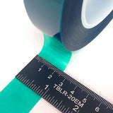 1" X 72 Yards HIGH TEMP Green Polyester Masking Heat Tape Powder Coating Paint