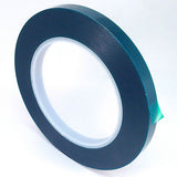3/8" X 72 Yards HIGH TEMP Green Polyester Masking Heat Tape Powder Coating Paint