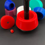 High Temp Masking Supply 7 Pc XXL Silicone Plug Kit For 1.875" to 4" Holes